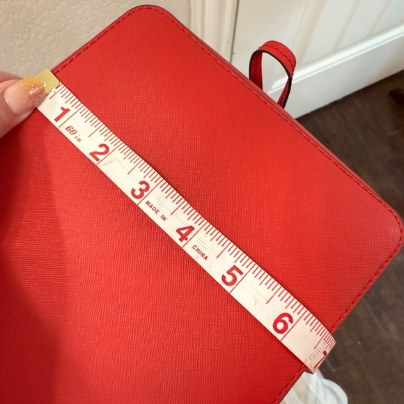 Michael Kors Gilly Large Drawstring Travel Tote in Bright Red - Picture 5 of 16